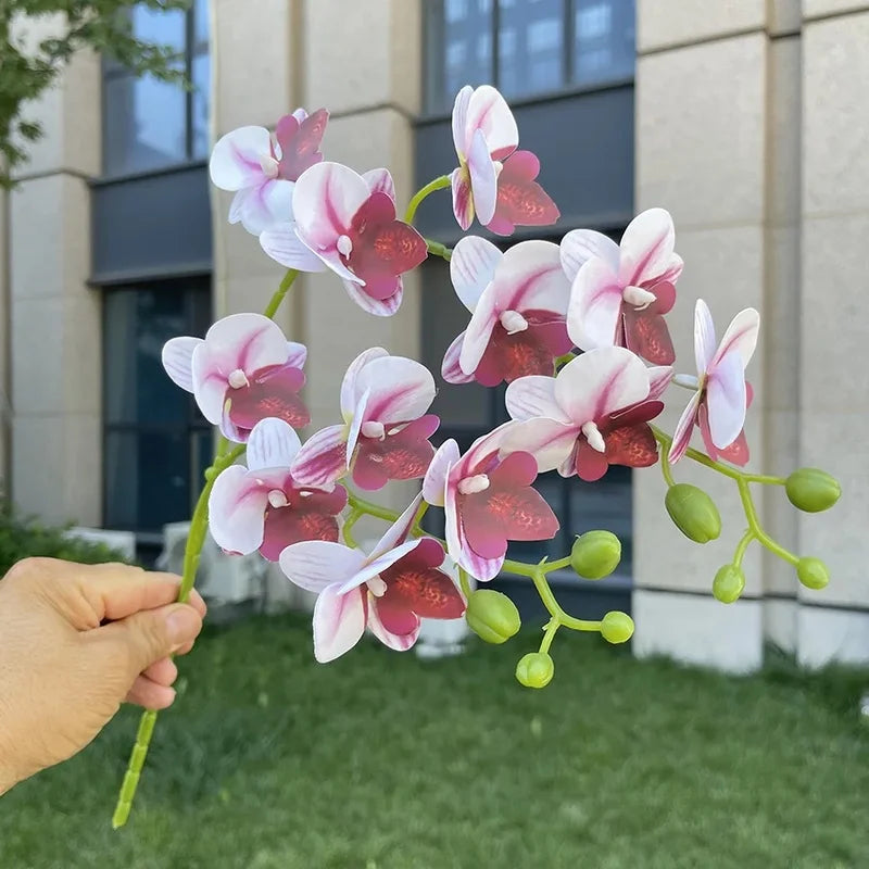 Artificial Phalaenopsis Orchid Stems – Lifelike Fake Flower Decor Artificial Flower Stems Axl