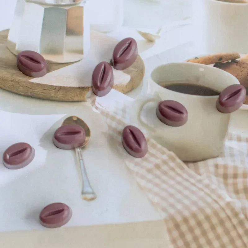 Mini Coffee Bean Silicone Mould – Chocolate, Ice & Baking DIY Silicone Baking Mould Axl