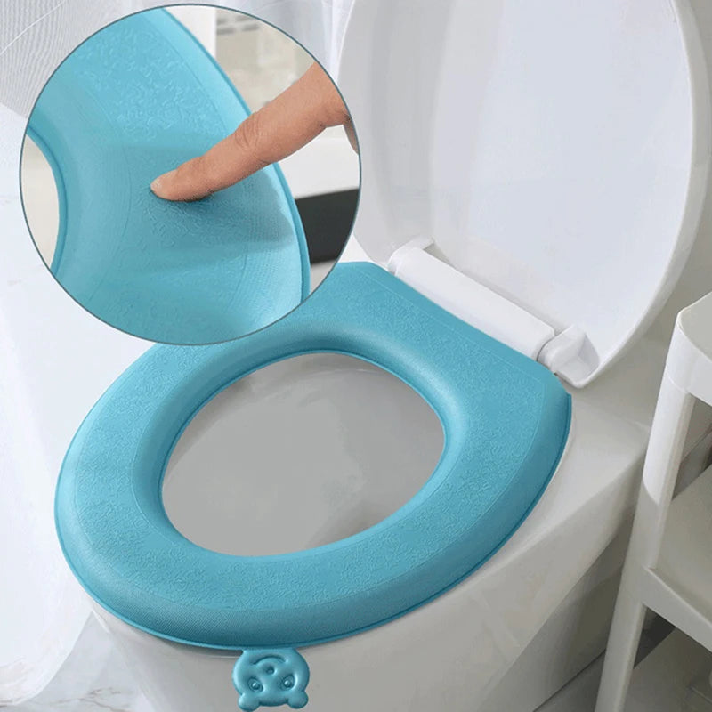 EVA Waterproof Toilet Seat Cover – Thickened Cushion, 4 Colors Toilet Seat Cover Axl