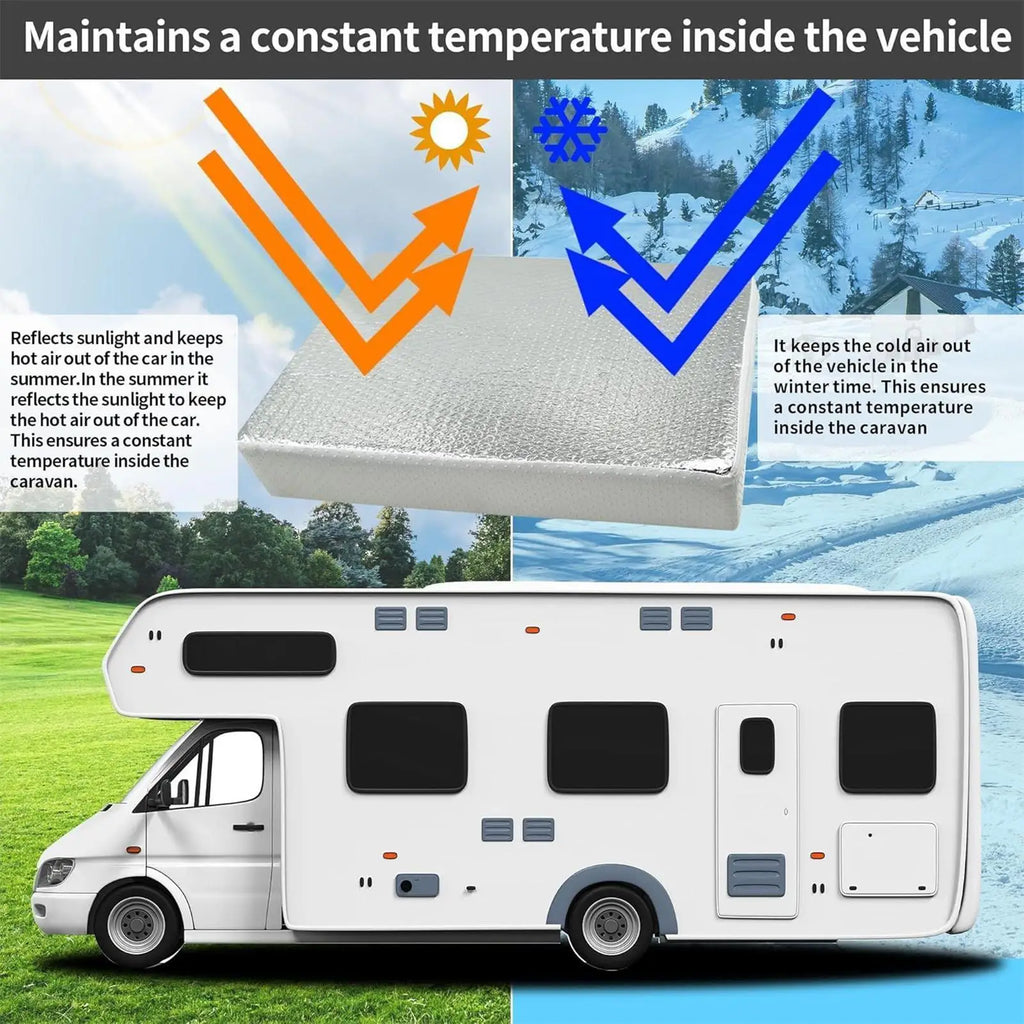 RV Vent Insulator Cover – Waterproof Skylight Cover for Trailers RV Vent Insulator Axl