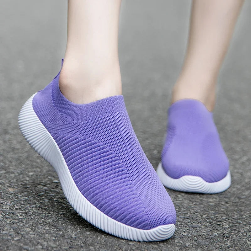 Women's Slip-On Flat Sneakers – Loafers, Sizes US 5–14 Slip-On Flat Sneakers Axl