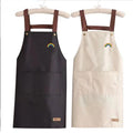 Waterproof Kitchen Apron with Large Pocket – Chef & Restaurant Kitchen Work Apron Axl black rainbow OneSize