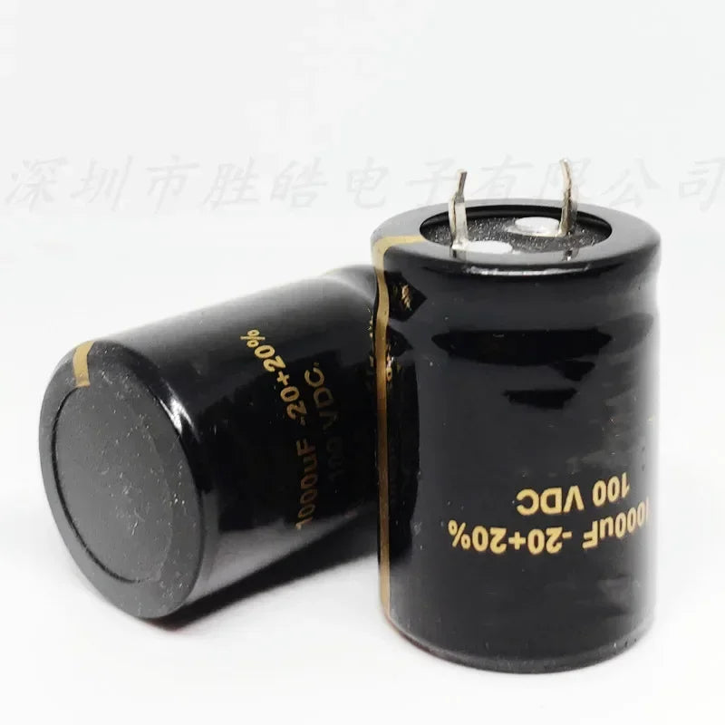 NioCen 100V 1000uF Electrolytic Capacitors 25x30mm | 2–10 PCS Electrolytic Capacitor Axl 2PCS