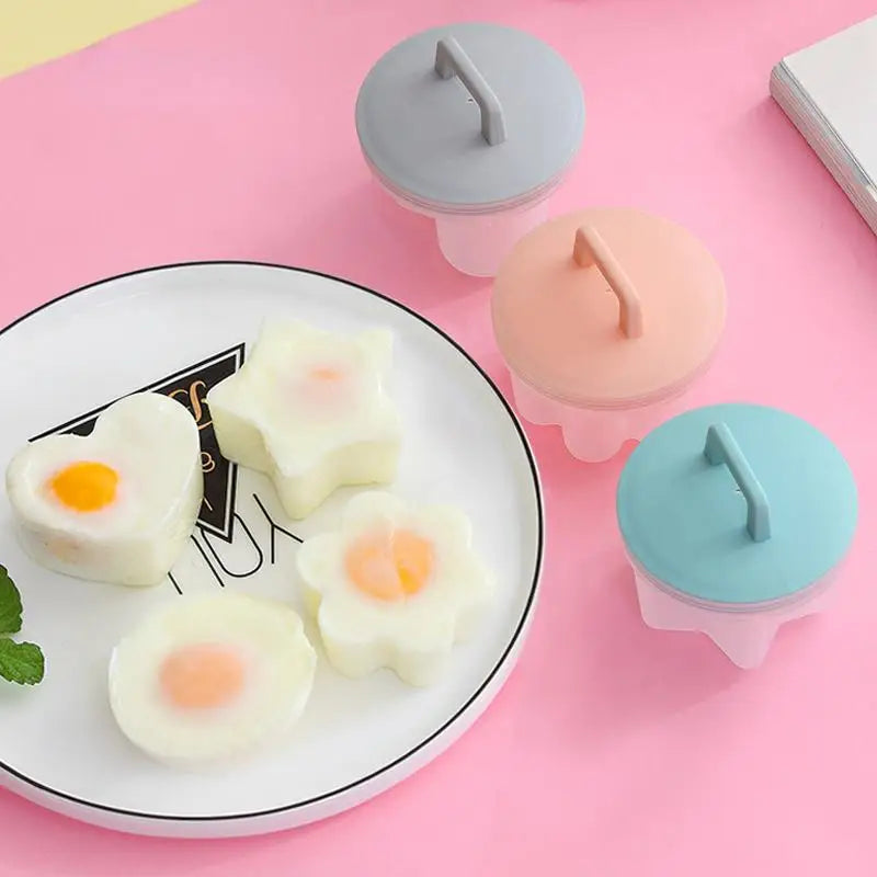 4-Piece Cute Food Mold Set – Kids' Baking & Steaming Moulds Food Mold Set Axl