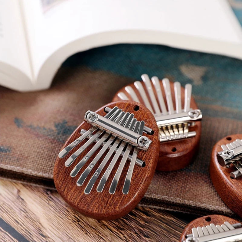 8-Key Mini Kalimba Thumb Piano Keychain – Gift for Kids Mini Kalimba Keychain Axl