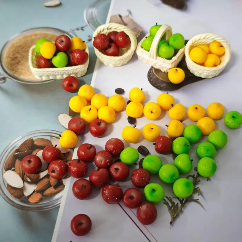 1/12 Dollhouse Miniature Food Decorations – 5/10 Pcs Set Dollhouse Miniature Accessories Axl