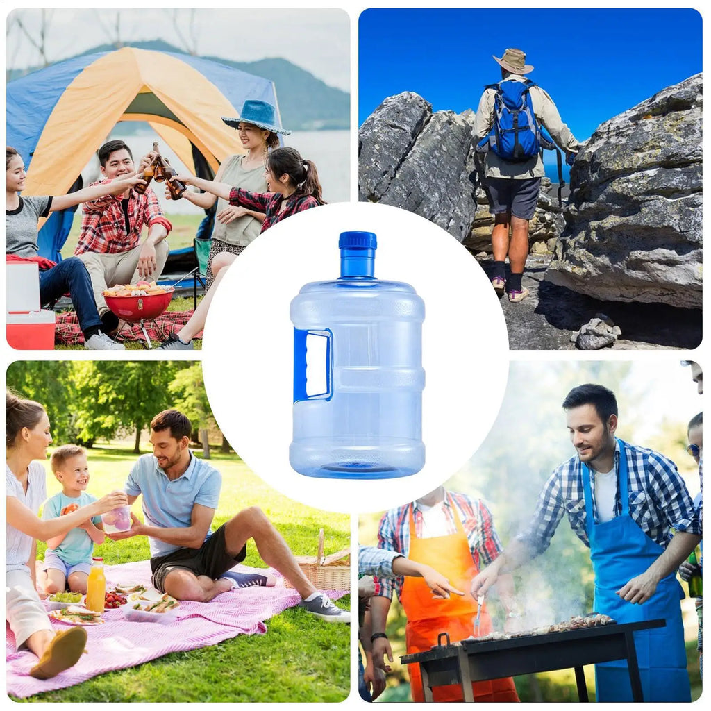 Camping Water Jug with Handle – 5L & 7.5L PET Storage Tank Camping Water Jug Axl