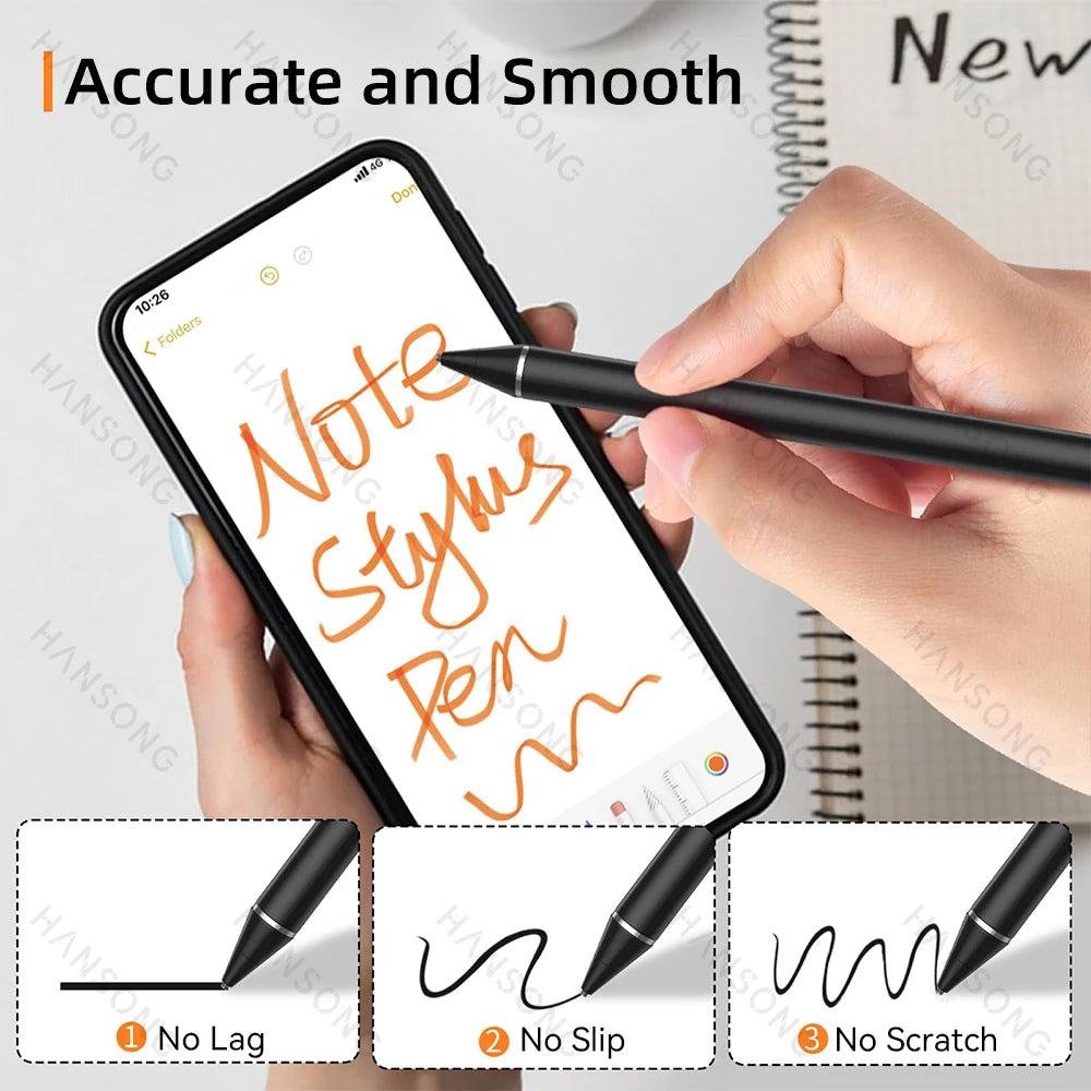 Rechargeable Active Stylus Pen for iPad iPhone & Android Active Stylus Pen Axl