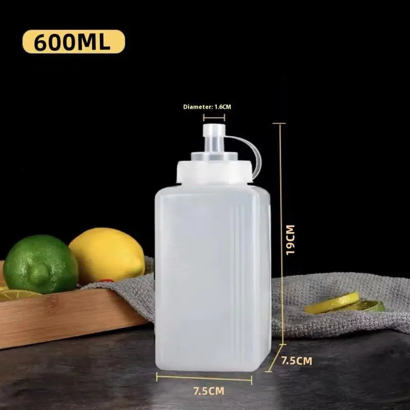 Squeeze Sauce Bottles 600/800/1000ml – Wide Mouth Condiment Dispenser Squeeze Sauce Bottle Axl 600ml