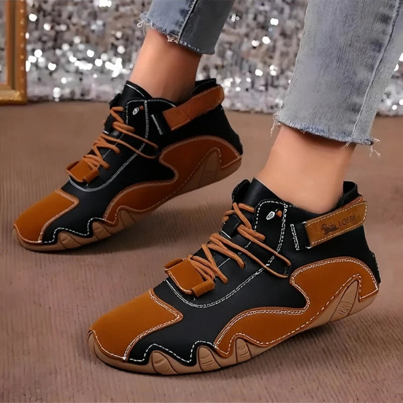 Women's Retro Lace-Up Ankle Boots – Lightweight & Breathable Women's Ankle Boots Axl