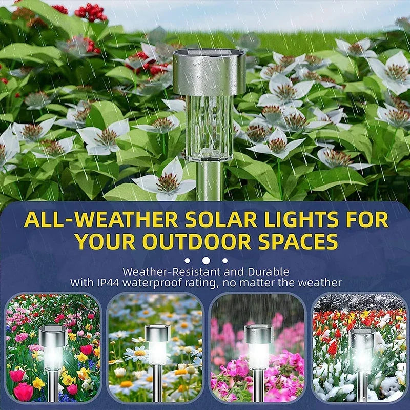 10-Pack Solar Garden Lantern Lights – Waterproof Pathway Lamps Solar Garden Lights Axl