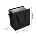 Insulated Cooler Tote Bag | Reusable Grocery & BBQ Shopping Bag Insulated Cooler Tote Axl Black