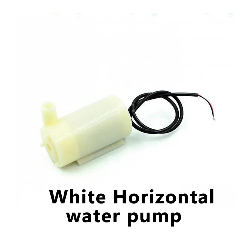 DC 3V–5V USB Mini Submersible Water Pump | Aquarium Fountain Submersible Water Pump Axl white horizontal
