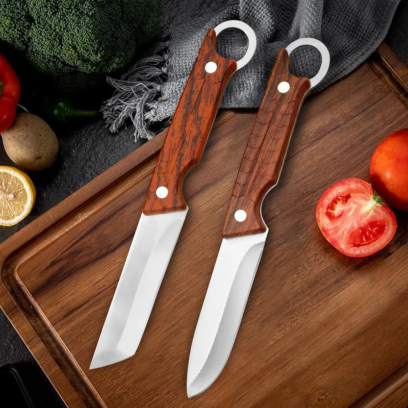InLeung Hand Forged Boning Knife – Stainless Steel 10" Boning Kitchen Knife Axl