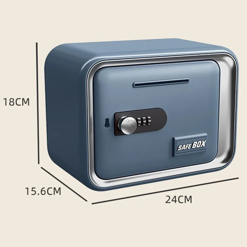Password Lock Piggy Bank – Large Money Box with Key | 4 Colors Password Lock Money Box Axl