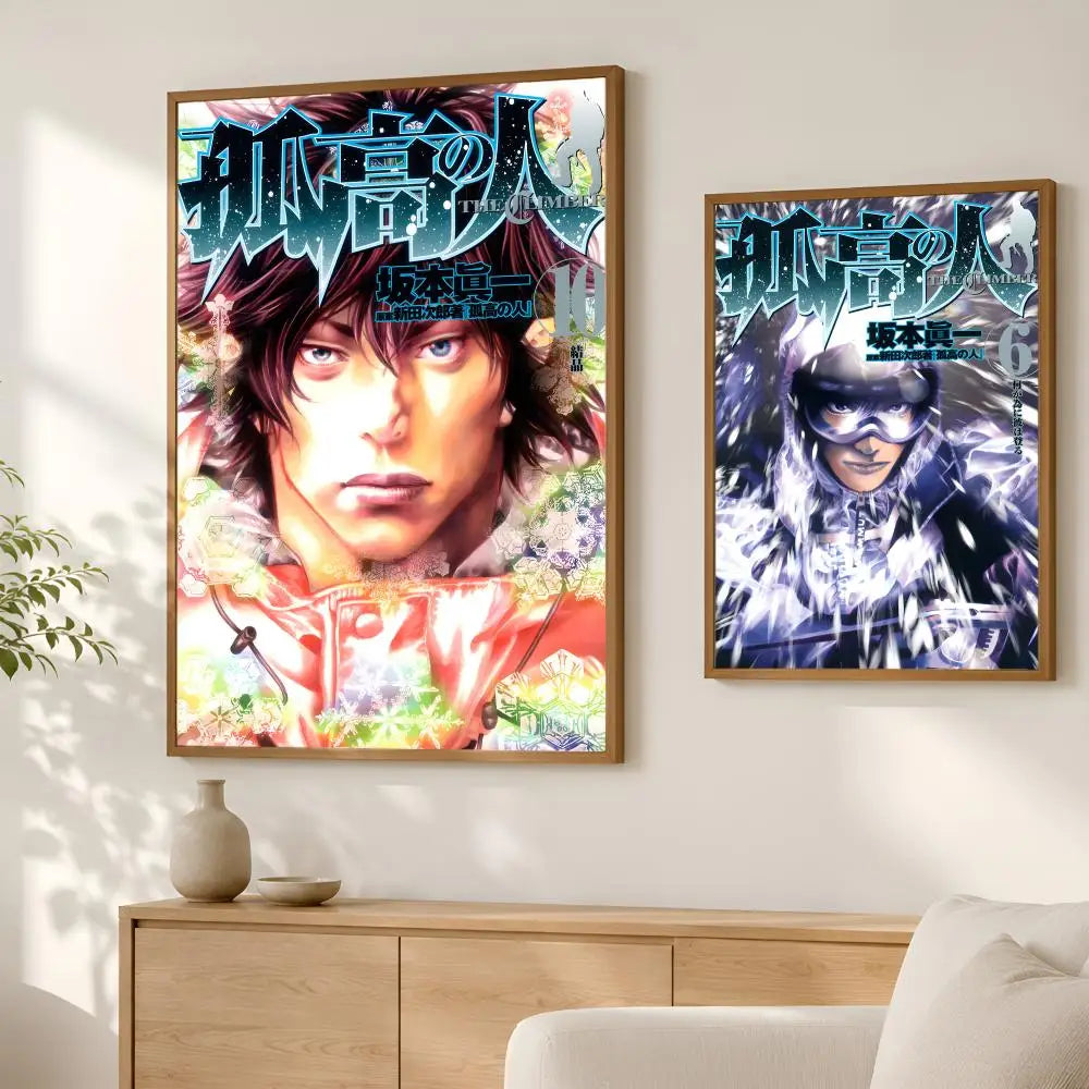 The Climber Manga Poster – Self-Stick HD Waterproof Wall Art Wall Art Poster Axl