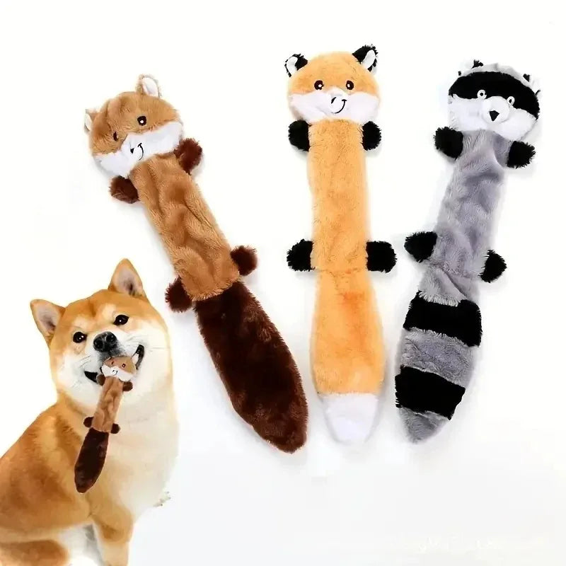 Plush Squeaky Dog Toy – Bite-Resistant Fleece Chew Toy Squeaky Dog Toy Axl