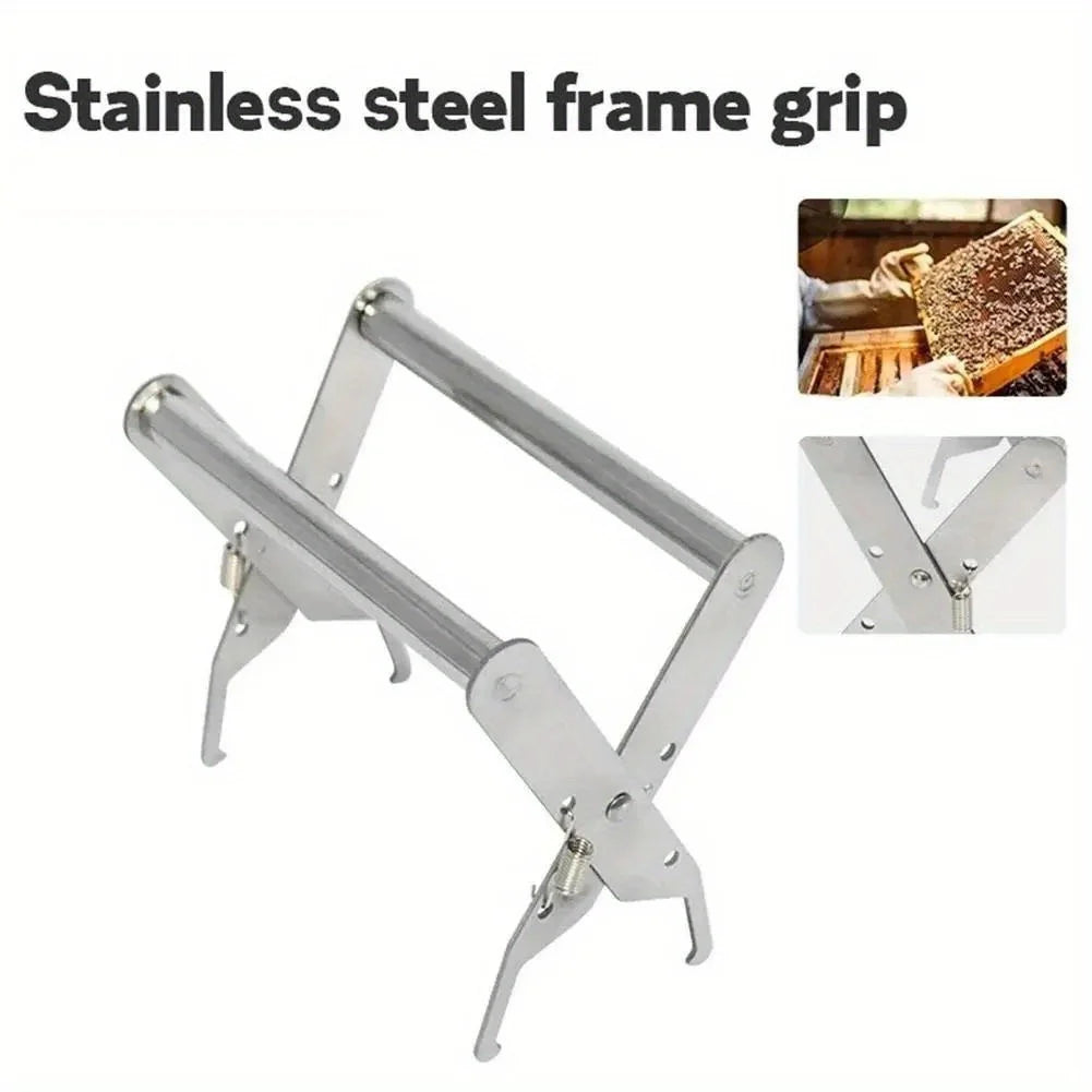 Stainless Steel Bee Hive Frame Grip | Beekeeping Clamp Tool Beekeeping Frame Grip Axl