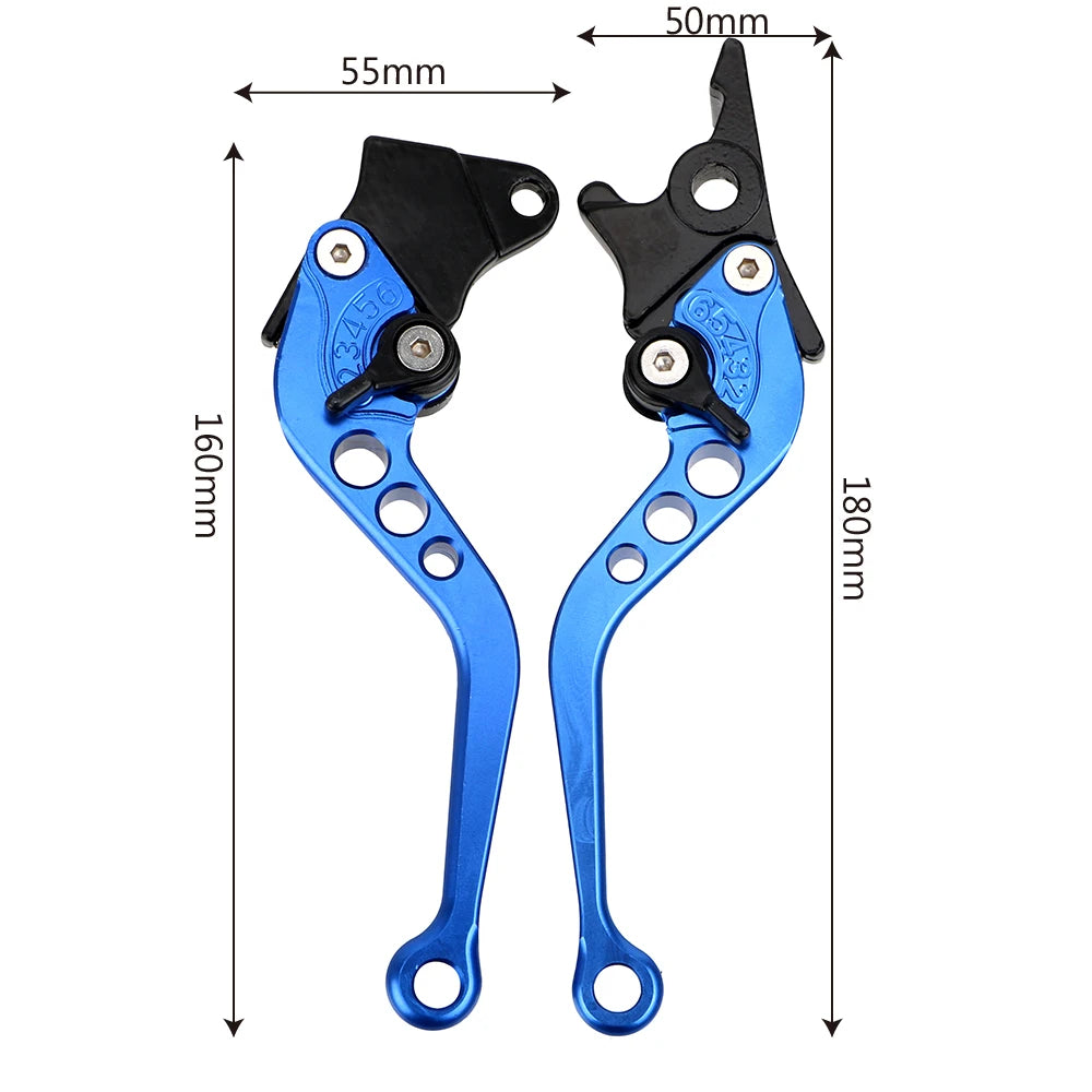 CNC Aluminum Motorcycle Brake & Clutch Levers – Universal 22mm Motorcycle Brake Levers Axl
