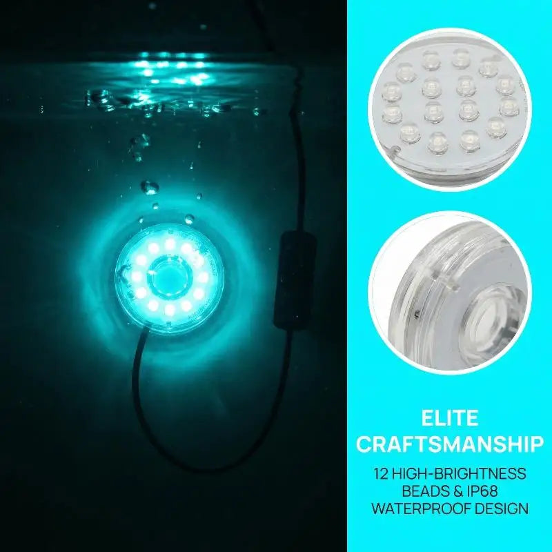 USB LED Submersible Aquarium Light – Colorful Waterproof Lamp Aquarium LED Light Axl