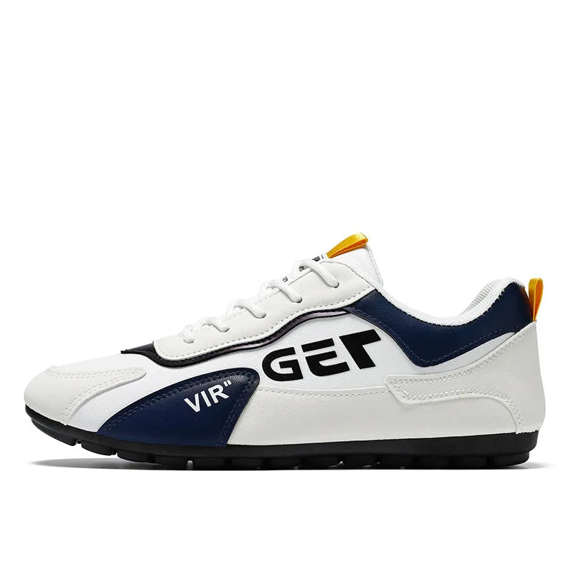 Men's Slip-On Casual Sneakers – Lightweight Flat Trainers Men's Casual Sneakers Axl