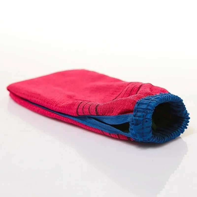 Two-Sided Exfoliating Bath Glove – Body Scrubbing Shower Mitt Exfoliating Bath Glove Axl