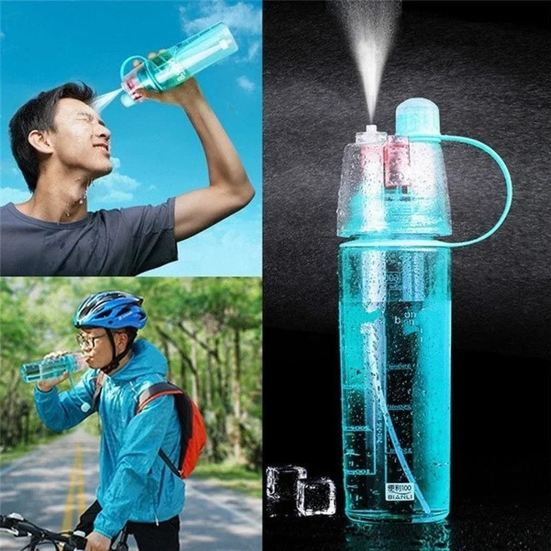 600ml Spray Water Bottle – BPA-Free Mist Sports Bottle Spray Water Bottle Axl