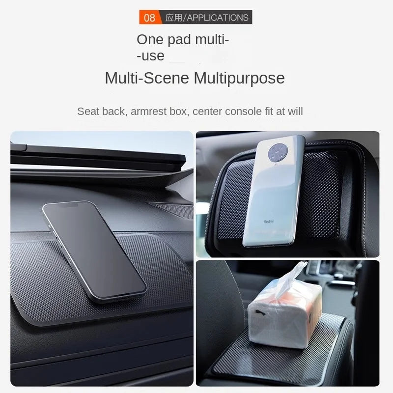 Car Dashboard Non-Slip PU Mat – Phone & Sunglasses Holder Car Dashboard Mat Axl