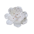 Pearl Button Covers – Alloy Rhinestone Flower DIY Shirt Decor Button Covers Axl 07