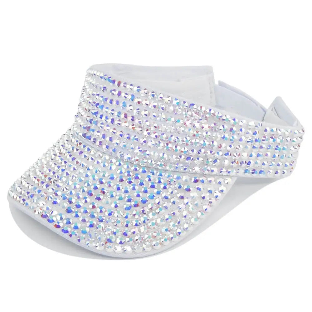 Women's Rhinestone Open-Top Baseball Cap | Korean Style Hat Women's Baseball Cap Axl G