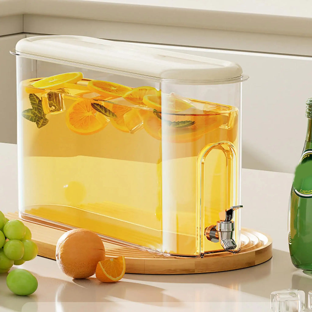 4L Fridge Drink Dispenser – Sealed Leak-Proof Spigot, Food Grade Beverage Dispenser Axl