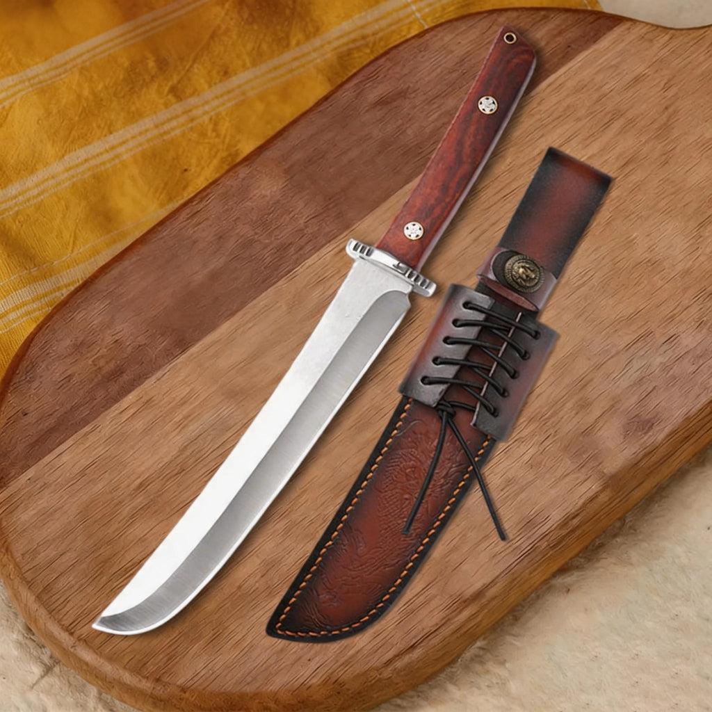 Handmade Forged Japanese Boning Knife – M390 Steel + Sheath Kitchen Boning Knife Axl