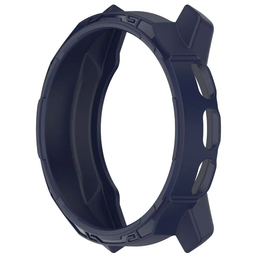 TPU Bezel Case & Screen Protector for Suunto 9 Peak Pro Watch Bezel Case Axl dark blue