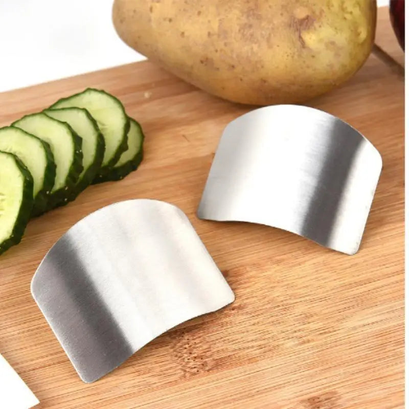 Stainless Steel Finger Guard – Kitchen Cutting Protector Kitchen Safety Tool Axl