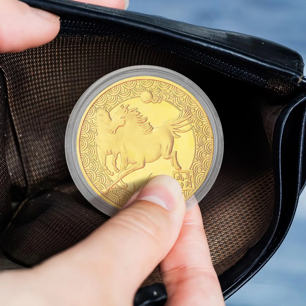 Year of the Horse 3D Commemorative Coin – Lucky New Year Gift Commemorative Coin Axl