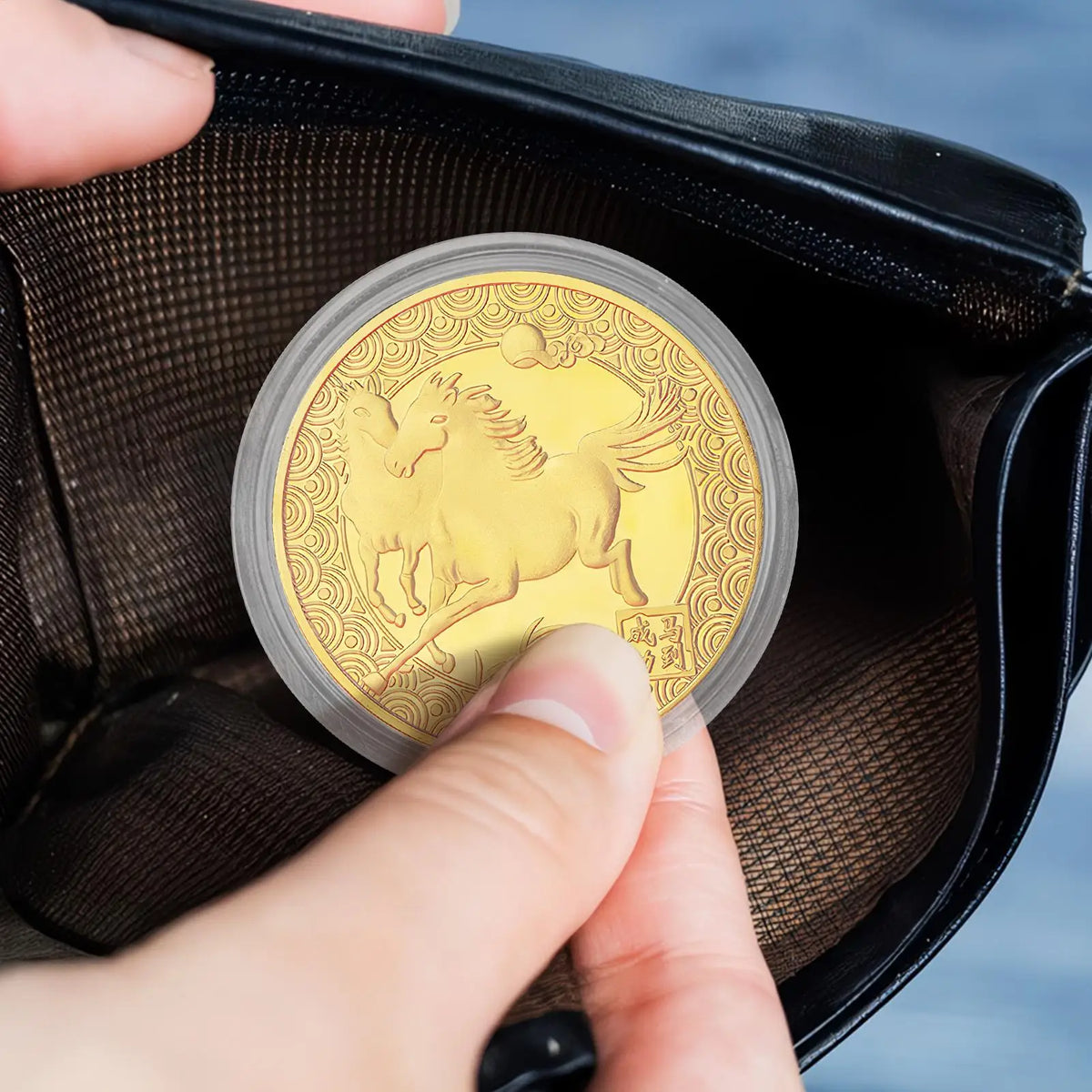 Year of the Horse 3D Commemorative Coin – Lucky New Year Gift Commemorative Coin Axl