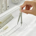 3-in-1 Adjustable Metal Pencil Compass – Geometry Drawing Tool Geometry Drawing Compass Axl Pink