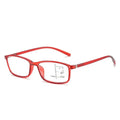 Retro Progressive Multifocal Reading Glasses Anti-Blue Light Reading Glasses Axl Strength 350 red