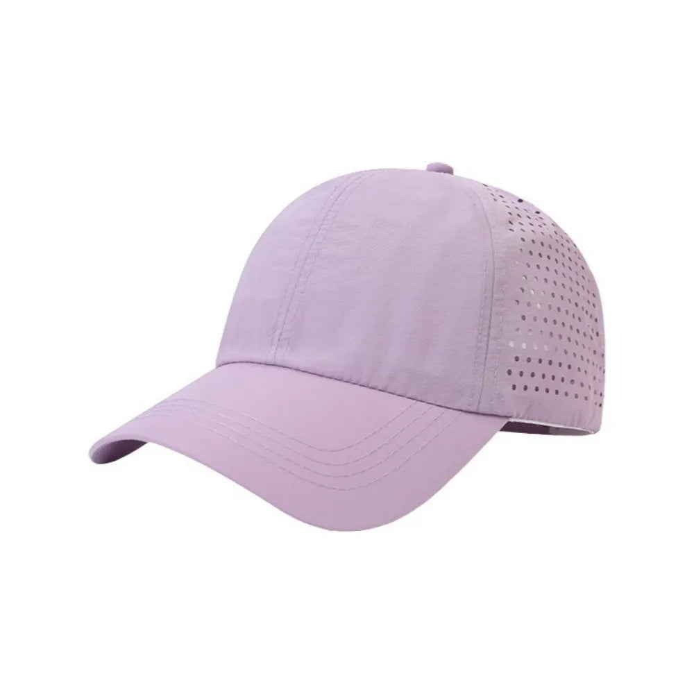 Women's Quick-Dry UV Baseball Cap – Lightweight Summer Sport Women's Sport Cap Axl Purple