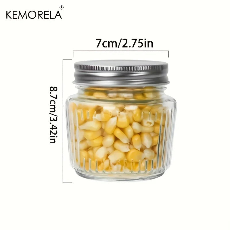 Airtight Glass Food Storage Jars – BPA-Free Kitchen Canisters Glass Storage Jars Axl