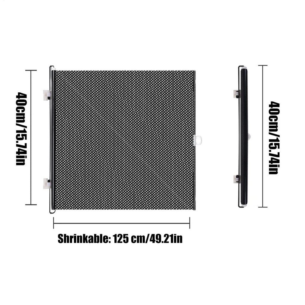Retractable Pet Gate 40x125cm – Dog & Cat Door Barrier Retractable Pet Gate Axl