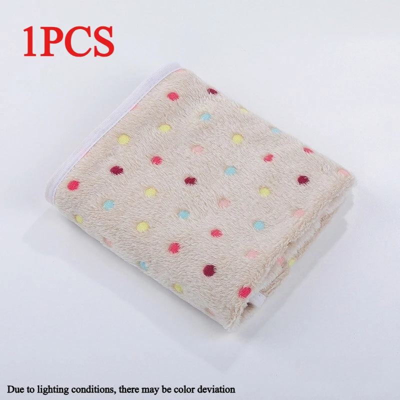 Soft Flannel Pet Blanket for Dogs & Cats | Cartoon Christmas Throw Pet Throw Blanket Axl R-1pcs 60x40cm