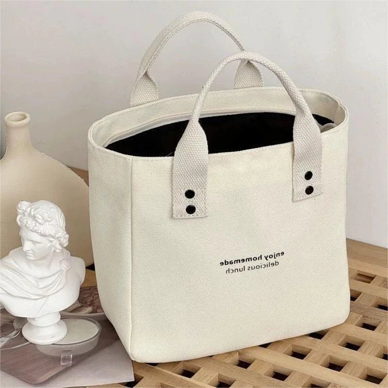 Women's Canvas Tote Handbag – Casual Large Capacity Travel Bag Canvas Tote Handbag Axl