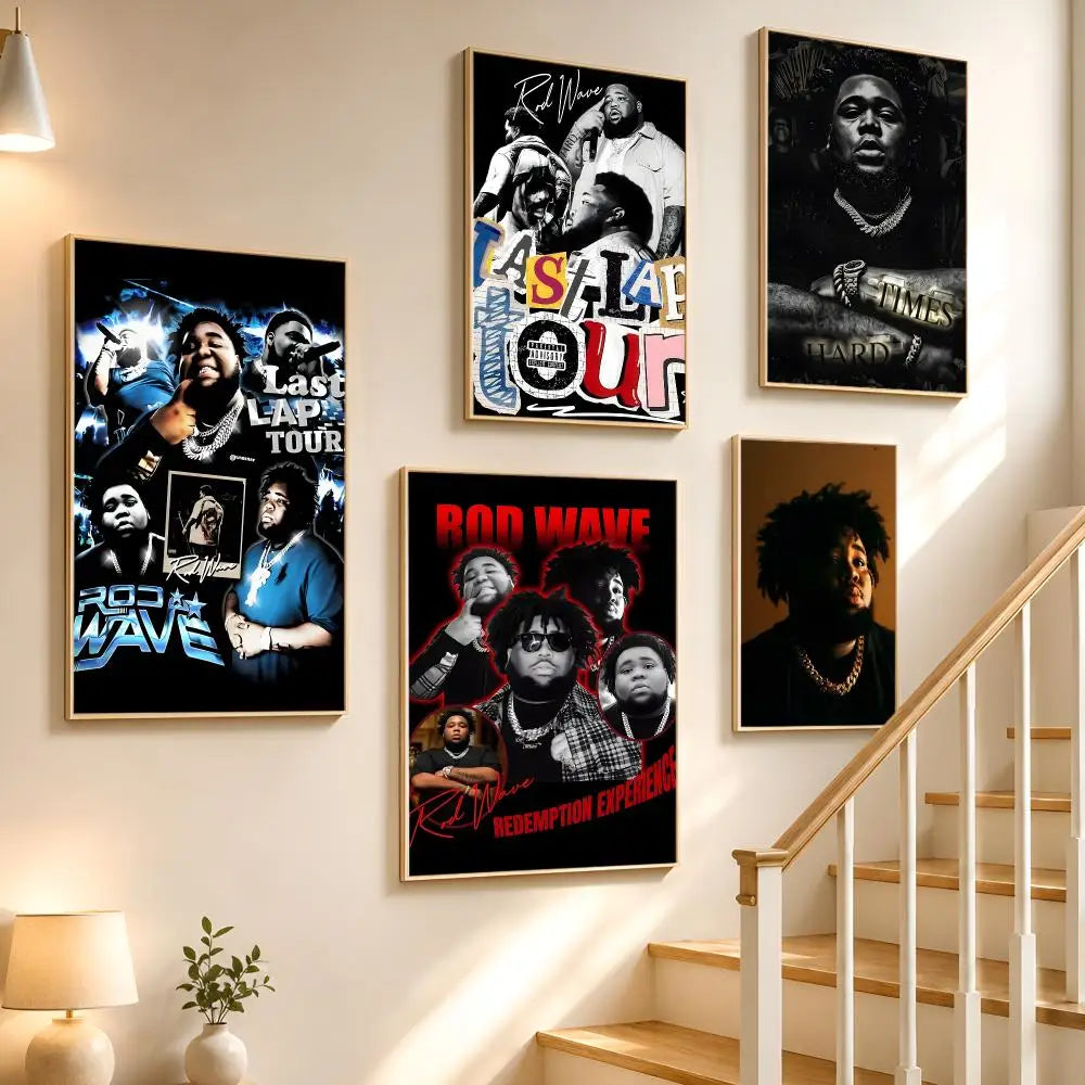 Hip Hop Music Wall Poster Stickers – HD Waterproof PVC Décor Wall Poster Sticker Axl