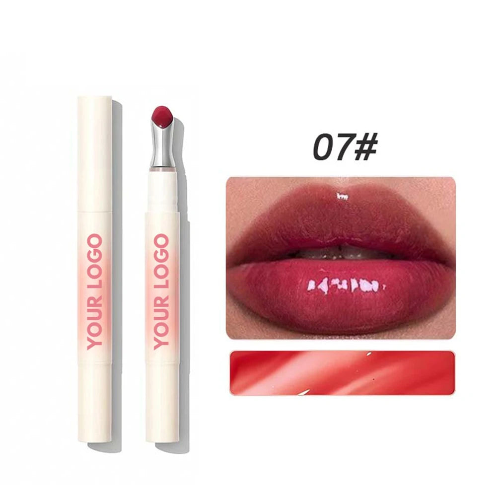 Private Label Vegan Lip Gloss – Hydrating Glossy Plump Finish Lip Gloss Axl 07 20pcs with logo