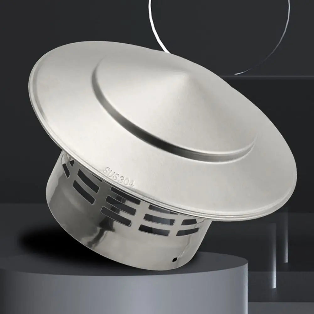 Stainless Steel Chimney Cap 75–200mm | Roof Duct Vent Cover Chimney Vent Cap Axl