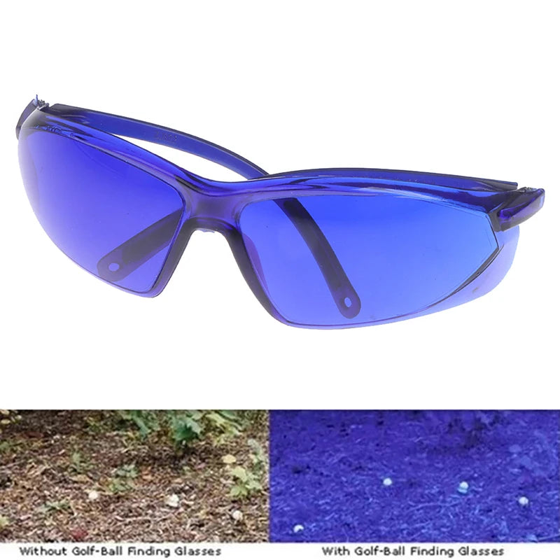 Golf Ball Finder Glasses – Blue Lens UV400 Sports Sunglasses Golf Finder Glasses Axl
