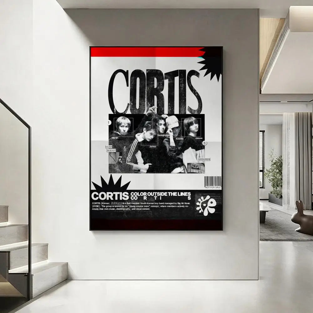 HD Art Wall Poster – Waterproof Sticky Home Décor Wall Art Poster Axl White1 21X30cmNoframe