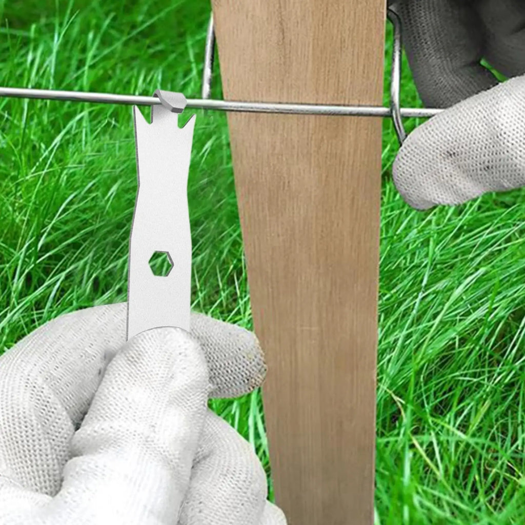 Stainless Steel Fence Wire Twister Tool – Hex Handle Wire Twisting Tool Axl
