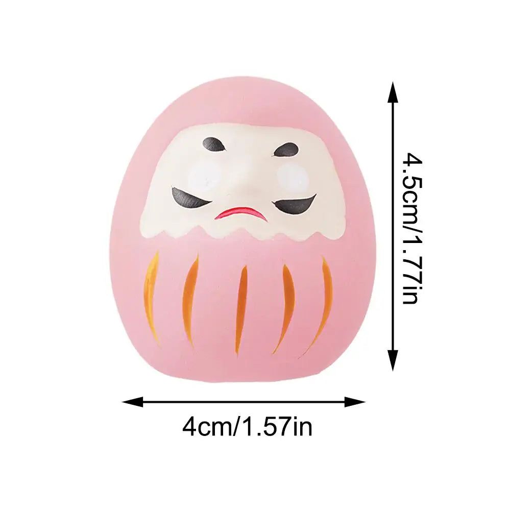 Japanese Ceramic Daruma Doll – Lucky Charm Home Decor Ornament Ceramic Figurine Axl